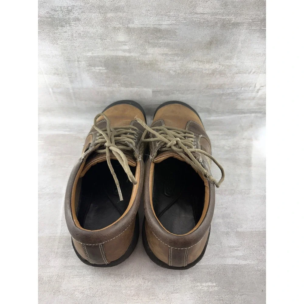 Keen Presidio Men Brown Leather Walking Shoes 1007722 Size 13
